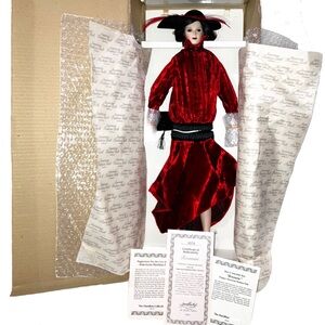 RARE Hamilton Collection American Fashion Doll 19" Roxanne Flapper ORIGNAL BOX